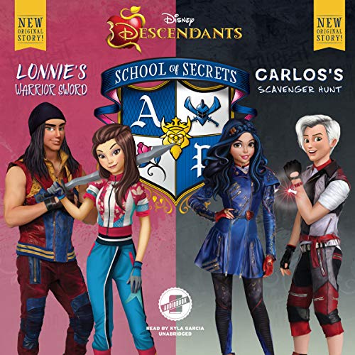 Disney Descendants: School of Secrets: Books 4 5: Lonnie's Warrior Sword & Carlos's Scavenger Hunt (School of Secrets Series, 4 & 5)