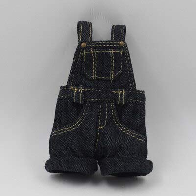Dolls - Outfits for Blyth Doll Denim Overalls for The 12 Inch Doll Joint Body Cool Dressing Factory Blyth - by TAllen - 1 PCs