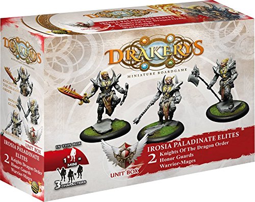 Don 't Panic Games – irub2303 – drakerys – Personal – Elite – Set de 3 Figuras – Les Paladins de irosia