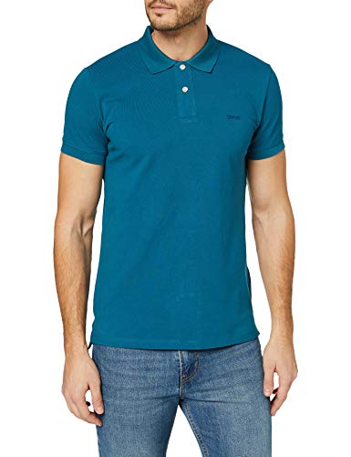 Esprit 990ee2k316 Polo, Azul (Petroleo Blue 450), Large para Hombre