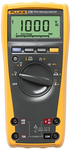 Fluke - Multimeter Digital 179 Trms Ac 6000 Digits 1000 Vac 1000 Vdc 10 Adc