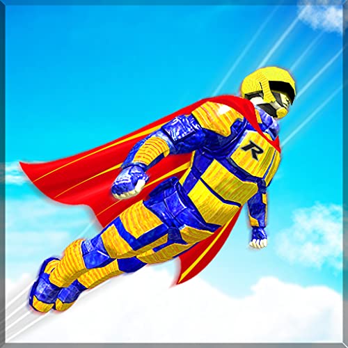 Flying Hero Robot Transform Rescue Survival Games