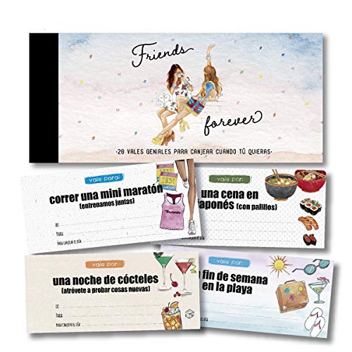 Friends Forever - Talonario 20 vales geniales para amigas - HappyMots