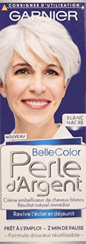 Garnier - Belle color plata de la perla - crema para el cabello rubio brillar déjaunisseur Blanco - White Pearl