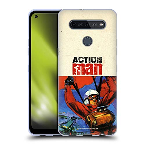 Head Case Designs Oficial Action Man Paracaídas Clásicos Carcasa de Gel de Silicona Compatible con LG K51S