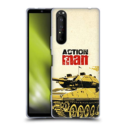 Head Case Designs Oficial Action Man Tanque Clásicos Carcasa de Gel de Silicona Compatible con Sony Xperia 1 II