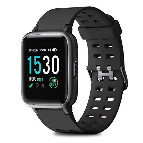 HOMVILLA Cronometros Deportivos, Fitness Tracker, Pulsera de Actividad, Reloj Inteligente Impermeable con Pulsómetro Monitor de Sueño Smartwatch para Mujer Hombre Niños Compatible con iOS y Android