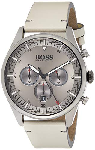 Hugo BOSS Reloj Analógico para Hombre de Cuarzo con Correa en Cuero 1513710