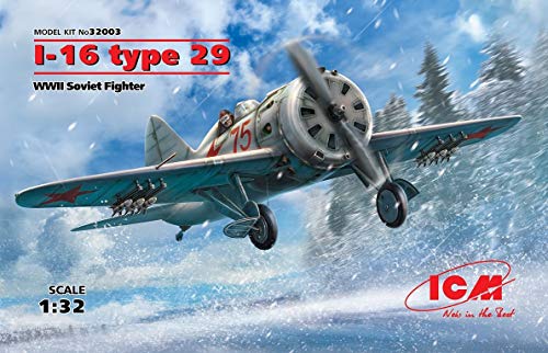 ICM- Maqueta I-16 Tipo 29, WWII Soviet Fighter (32003)