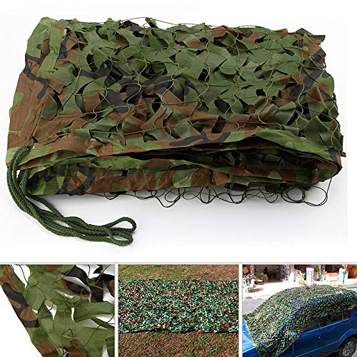 Keyohome - Red de camuflaje de tela Oxford de 2 x 1,5 m, decoración para fiestas de temática de coche, cubiertas de camuflaje, para ocultarse durante la caza