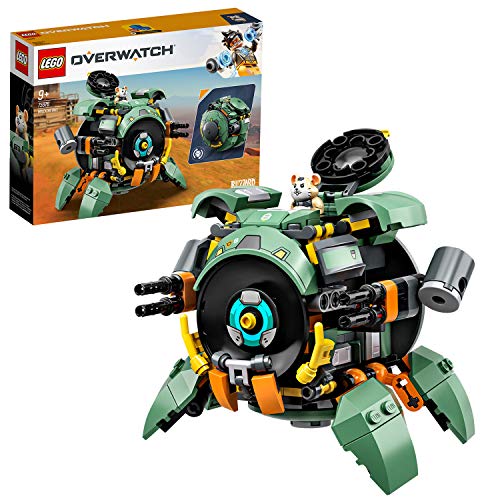 LEGO Overwatch - Wrecking Ball, Juguete de Construcción Inspirado en el Videojuego, Robot de Juguete para Recrear Aventuras, Incluye Minifigura de Hammond (75976)