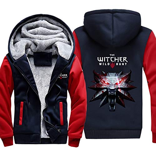 Li Largo Juegos PS4, The Witcher 3 Wild Hunt, Espesar, Plus paño Grueso y Suave, con Capucha (Color : 3, Size : 5XL)