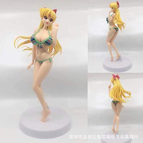 lkw-love Anime Sailor Moon Tsukino Usagi Figura Princesa Sailor Moon y Chiba Bola enmascarada PVC Figura colección Modelo de Juguete 30 cm-5 5 cm-30 centimetros