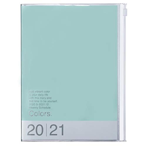 Mark's Europe 2020/2021 - Agenda de bolsillo (A5, vertical), color verde menta