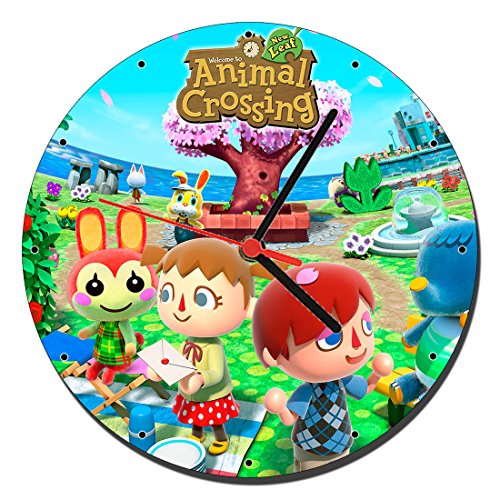 MasTazas Animal Crossing New Leaf Reloj de Pared Wall Clock 20cm