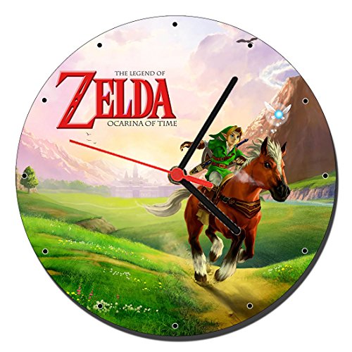 MasTazas The Legend of Zelda Ocarina of Time Reloj de Pared Wall Clock 20cm