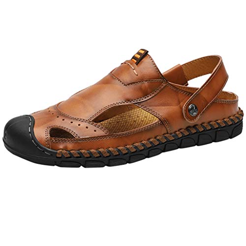 MEIbax Verano Sandalias de Deslizamiento de los Hombres Zapatos de Agua al Aire Libre Zapatillas de Dedo del pie Sandalias de Gran tamaño para Hombre Chanclas caseras de Hombre Zapatos de Playa