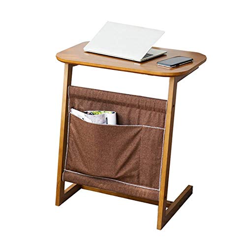 Mesa Plegable,Mesa sobremesa Days,Escritorio con Soporte móvil Adecuado para Dormitorio,Sala Estar,Amplia Gama usos Ajustable(Color:Nogal Negro 85x50x75cm)