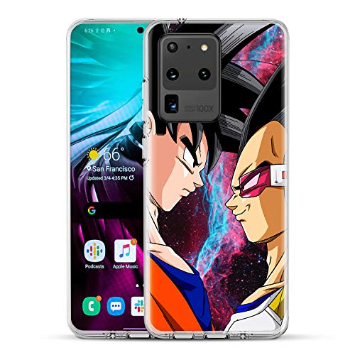 MIM Global Dragon Ball Z Super GT Protectores Case Cover Compatible para Samsung S Series (Samsung S20 FE, Memories)