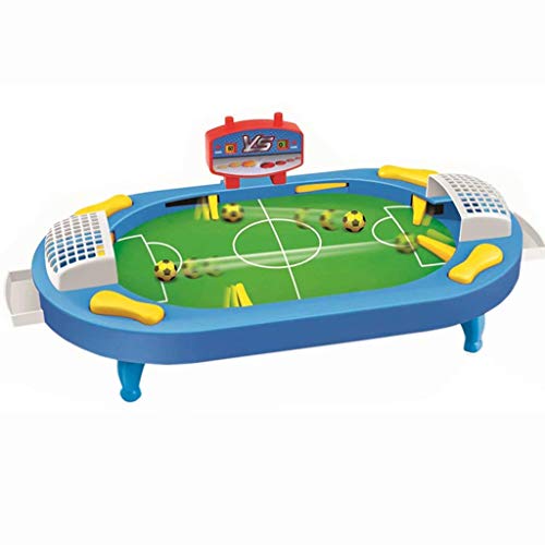 Mini Mesa de futbolín, Juego de fútbol de Mesa con marcadores de puntuación y 2 Pelotas, para Noche de Juegos Familiares, Sala de Juegos, Bares, Fiestas