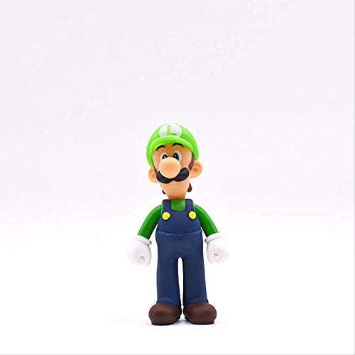 Missyou Bros Mario Luigi Green Hat PVC Figura De Acción Colección Modelo Juguetes Muñecas para Niños Niñas Regalos 22Cm