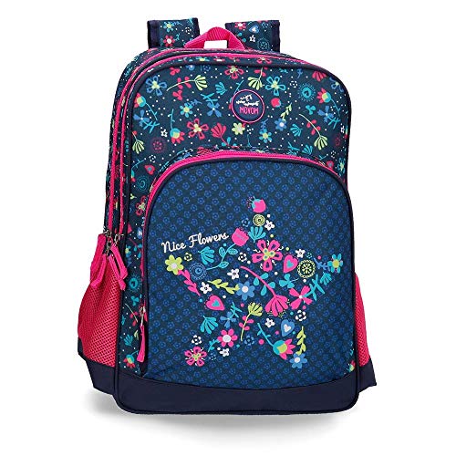 Mochila doble compartimento adaptable a carro Movom Nice Flowers