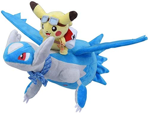 NC88 Monstruo de Bolsillo muñeco de Peluche Pikachu Latias Latios Lapras PP muñeco de Peluche de algodón Suave Juguetes para niños 27Cm