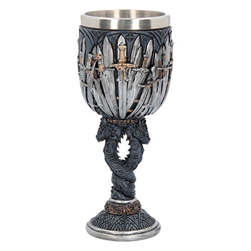 Nemesis Now - Copa de espada (17,5 cm), color negro