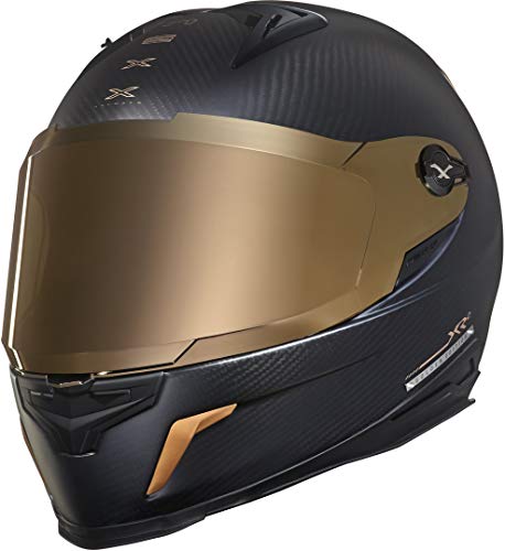 Nexx X.R2 GOLDEN EDITION - EDICIÓN DE ORO - CASCO INTEGRAL MATE CARBÓN ORO XL