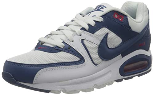 NIKE Air MAX Command, Sneaker Hombre, White Mystic Navy Cardinal Red, 42.5 EU