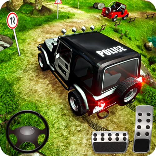 Offroad 4x4 jeep Driving Simulator: Uphill Climb Jeep y Prado Drive Racing Adventure en las montañas y Adventure Muddy tracks 2020 Juego gratis para niños