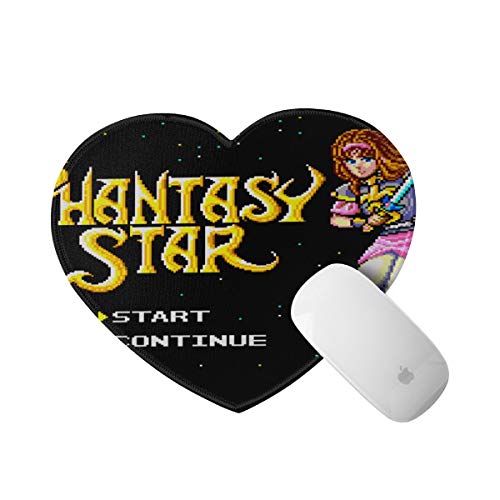 Phantasy Star Retro Video Gamesuitable For Computer Laptop Game Office and Home Mouse Pad Black One Size