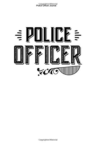 Police Officer Journal: 100 Pages | Dot Grid Interior | Team Gift Cop Station Squad Crew First Responder Sheriff Sergeant Dog