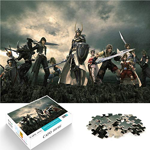 Puzzle Hand Speed ​​Competition Mini 1000Pcs Final Fantasy Evita la depresión 75x50cm Rompecabezas de madera