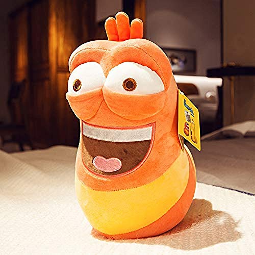 Riendo Escarabajo Almohada De Juguete De Felpa Oruga Linda Muñeca Rayada Larga Apestosa Insecto Amarillo 11 Pulgadas (25-30 Cm)