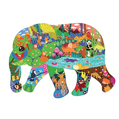 Rompecabezas de Forma única, Regalo en Forma de Animal para Adultos y niños,Piezas De Rompecabezas De Formas Únicas Majestic Puzzle Adultos Y Niños, Ideal para La Colección De Juegos Familiares