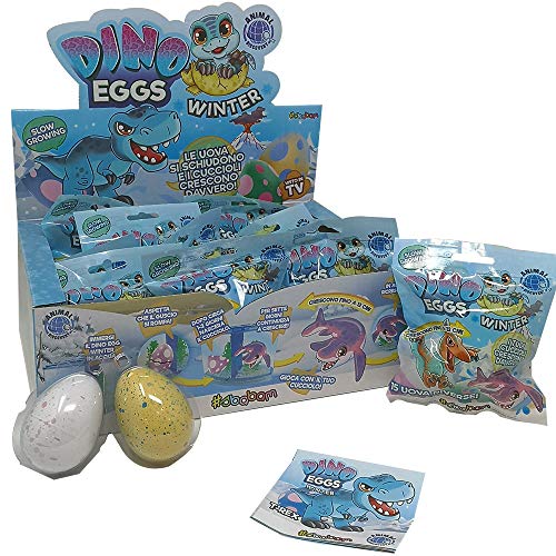 SBABAM- Dino Eggs Winter Edition-Pack de 5 sobres Crescono Davvero, 059-19 , color/modelo surtido