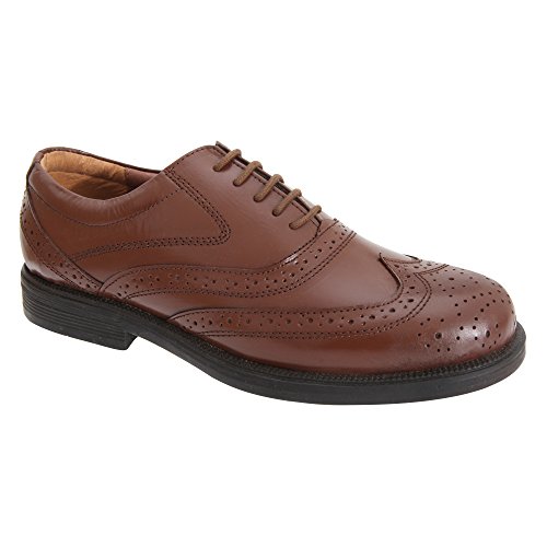 Scimitar - Zapatos Modelo Brogue Oxford Puntera Maria Hombre Caballero (47 EU/Marrón)