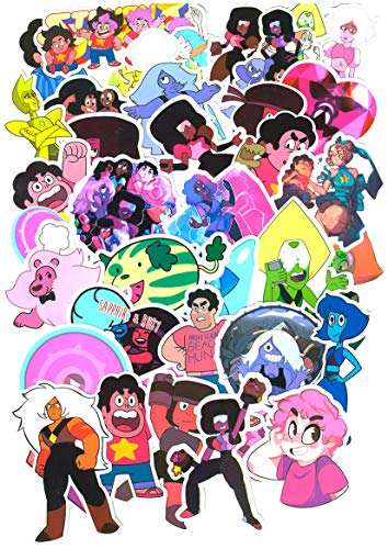 SetProducts  Top Pegatinas ! Juego de 50 Pegatinas de Steven Universe, Vinilos, No Vulgares - Steven Univers, Fashion, Bomba - Personalización, Scrapbooking Skate, Bici, Moto.