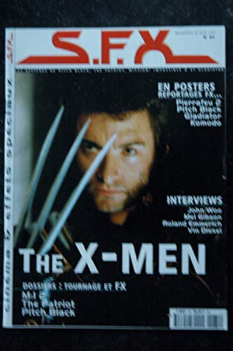 SFX 84 - The X-Men - The Patriot - Pitch Black - Gladiator + Affiches - 64 pages - 2000 07