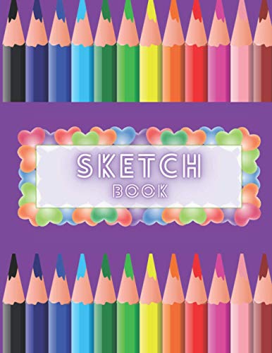 Sketchbook 8 1/2 x 11: Sketchbook with 200 Pages Cool│Sketchbook Large Notebook for Drawing, Doodling or Sketching Scribble