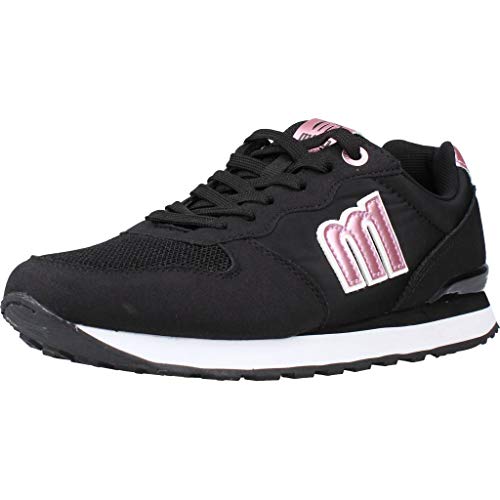 Sneakers Mustang 69705 Joggo Negra y Rosa