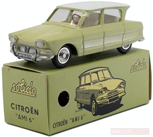 Solido SL1001141 Citroen AMI 6 BERLINE CERT Clair Club 1:43 Die Cast Compatible con