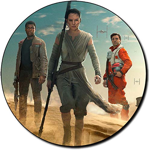 Star Wars The Force Awakens C Alfombrilla Redonda Round Mousepad PC