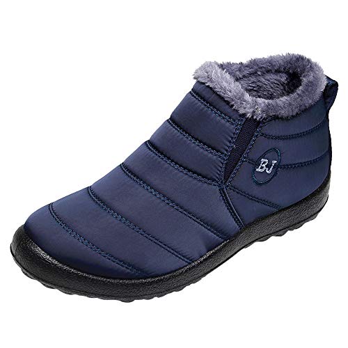 Sylar Zapatos para Mujer Baratos Invierno Repelente Al Agua Más Terciopelo Mantener Caliente Botas De Nieve Zapatos Casuales Zapatos Planos 36-41