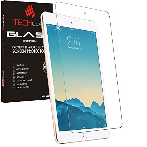 TECHGEAR Vidrio Compatible con Apple iPad Mini 5 (2019) / iPad Mini 4 - Auténtica Protector de Pantalla Vidro Templado para iPad Mini 5 / iPad Mini 4