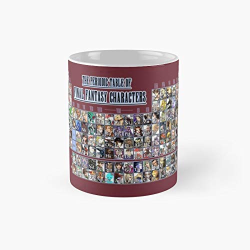 The Periodic Table Of Final Fantasy Characters Classic Mug 11 Oz.