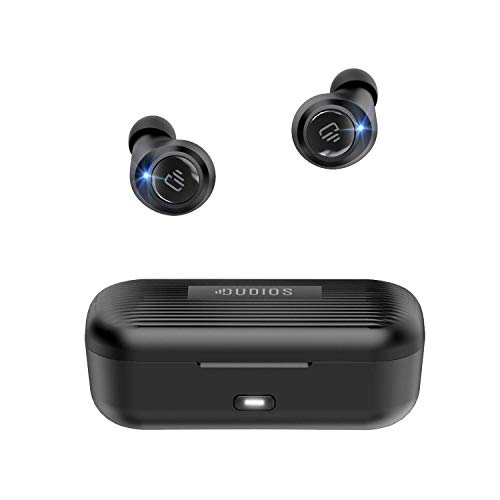 True Wireless Earbuds Auriculares inalámbricos Dudios con Control táctil Inteligente Auriculares inalámbricos Auriculares Bluetooth 5.0 Auriculares estéreo intrauditivos, IPX7 Impermeable