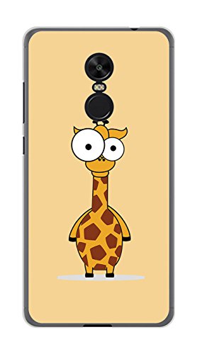 Tumundosmartphone Funda Gel TPU para XIAOMI REDMI Note 4X / Note 4 Version Global diseño Jirafa Dibujos