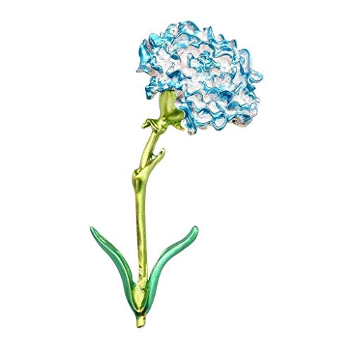 UNU_YAN Planta de Flor de la Manera Broche Mujeres Breastpin Ramillete niñas, Jardín Estilo Accesorios Serie de Recuerdos (Color : Blue)